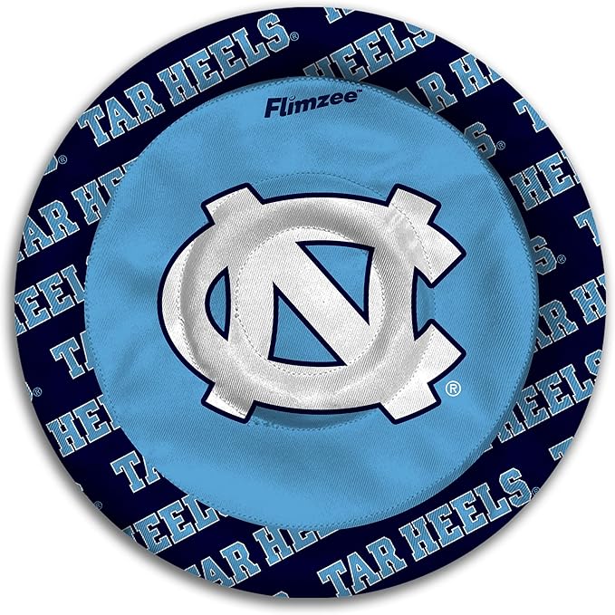 YouTheFan NCAA North Carolina Tar Heels Flimzee Bean-Bag Flying Disc