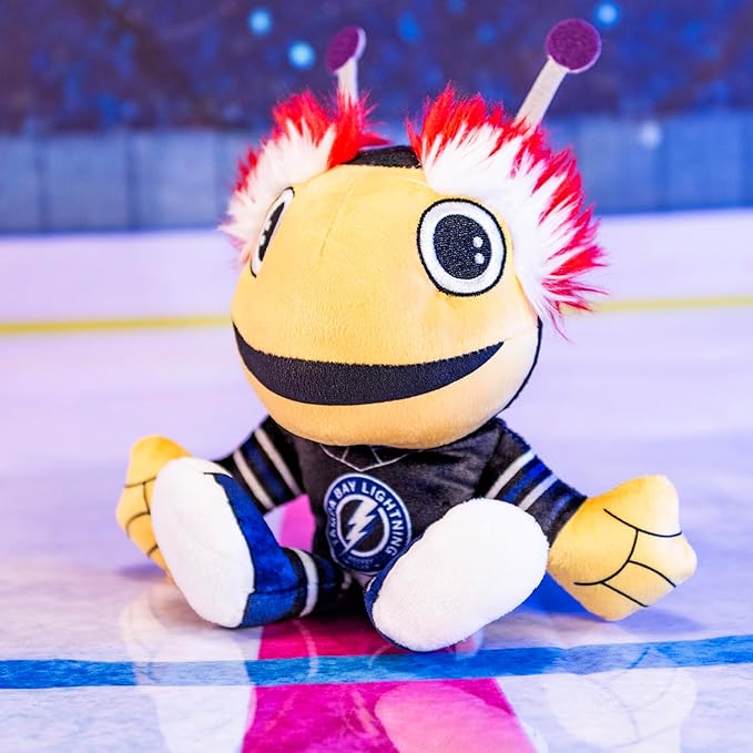Bleacher Creatures Tampa Bay Lightning Thunderbug 8" Kuricha Mascot Sitting Plush 2025 - Soft Chibi Inspired Mascot