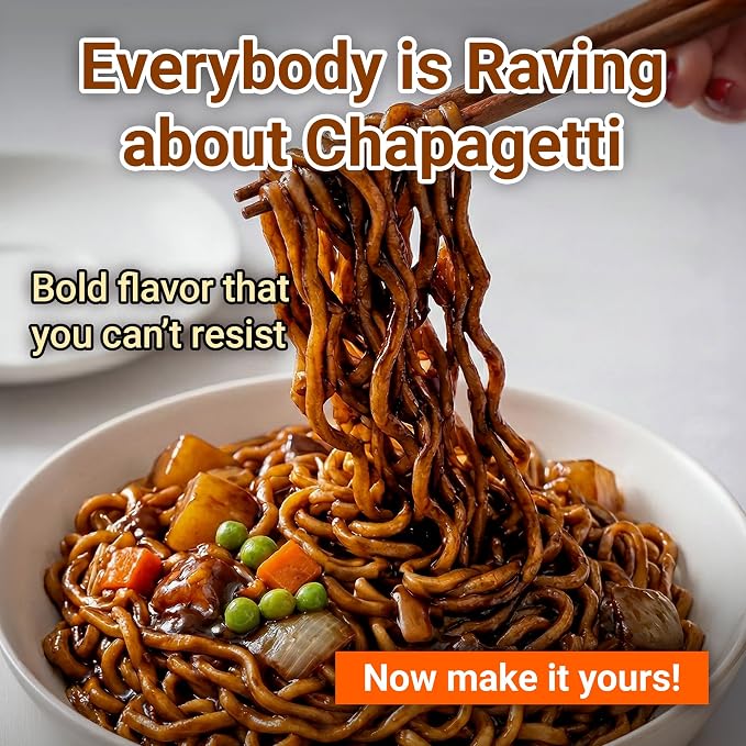 Nongshim Ramen Noodles, Gourmet Instant Ramen, Premium Microwavable Noodle, Chapagetti, 4.5 Ounce (Pack of 4)