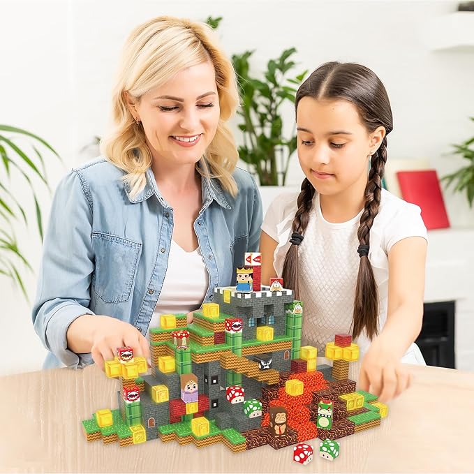 Magnetic Blocks -100Pcs Magnetic Building Blocks Cubes for Kids, STEM Sensory Toys for Kids Games Boys Girls Ages 3-5 6-8 Christmas Birthday Gifts