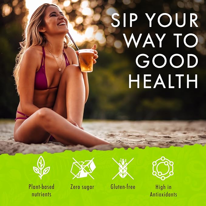 Hawaiian Natural Tea Passion Fruit Orange Flavored Organic Tea - Tropical Fruit Green Tea Blend with Black Tea - Perfect Daily Cup & Gift for Tea Lovers - 120 Tea Bags