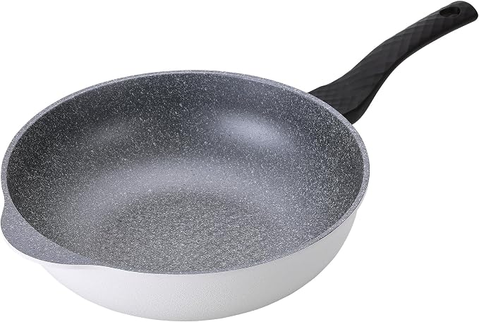 Neoflam Cast Aluminum Nonstick Large Wok – Lightweight & Durable Stir Fry Pan, Heakthy Non Stick Coating, Easy to Clean, Dishwasher Safe, PFOA, PFAS Free, Stay-Cool Handle, Made in Korea (12.5", 32cm)
