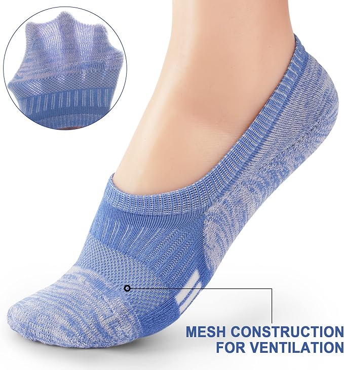 Gonii Womens No Show Socks Athletic Ankle Socks Cushioned Running Low Cut 5-8 Pairs