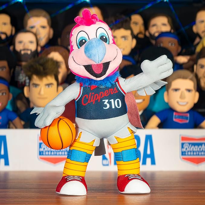 Bleacher Creatures NBA Unisex NBA 10-inch Mascot Plush Doll