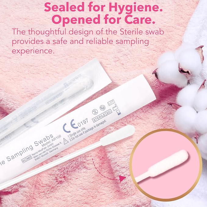 Easy@Home Vaginal pH Test -10 Strips | BV Test Kit at Home for Women | Yeast Infection Test + pH Balance for Women