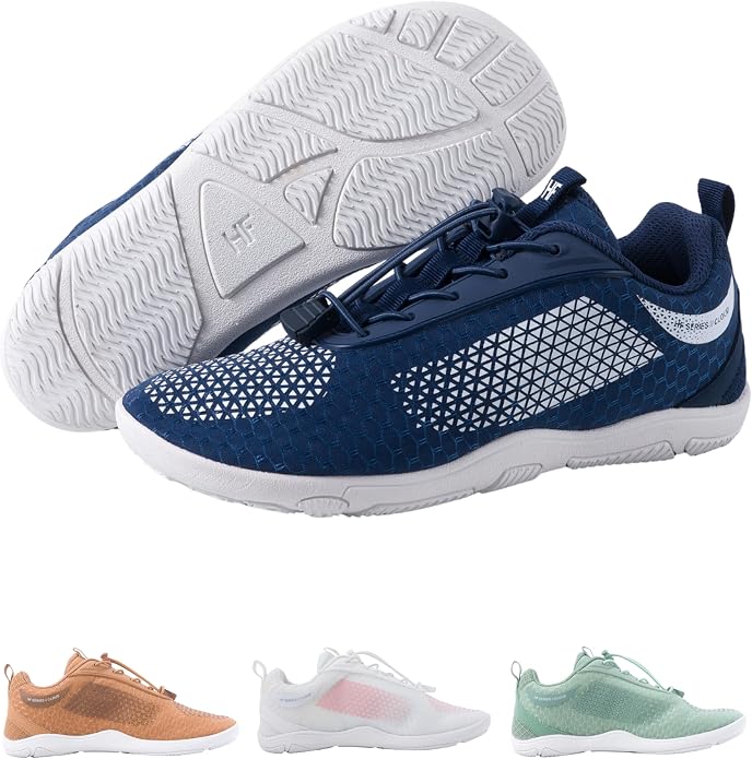Hike Footwear HF Flow Barefoot Shoes for Women & Men - Minimalist Shoes with Arch-Support, Breathable Splash-Proof & Versatile Boot, Ergonomic Pain-Relief Posture Improvement Hiking Boots