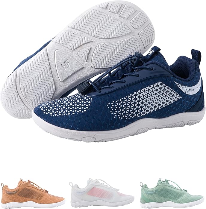 Hike Footwear HF Flow Barefoot Shoes for Women & Men - Minimalist Shoes with Arch-Support, Breathable Splash-Proof & Versatile Boot, Ergonomic Pain-Relief Posture Improvement Hiking Boots