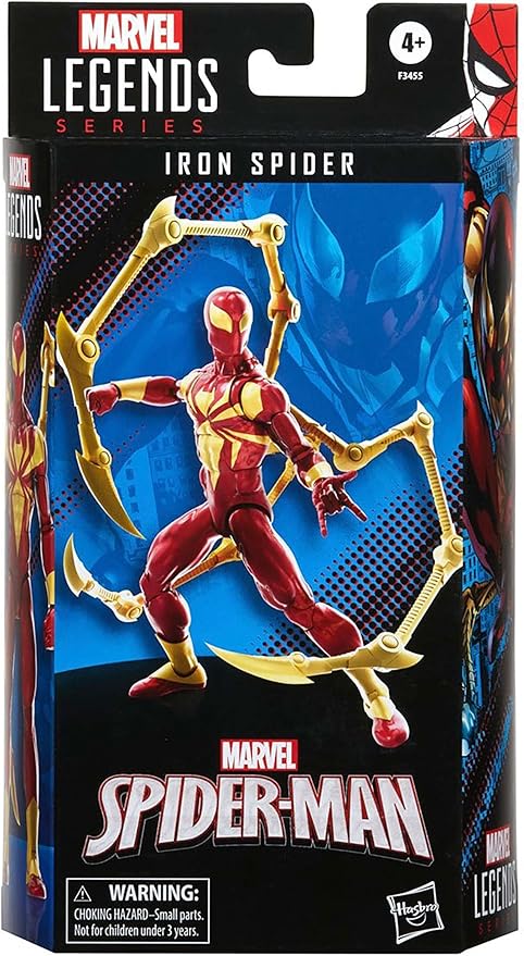Marvel Legends Series Spider-Man 6-inch Iron Spider Action Figure Toy, Includes 2 Accessories