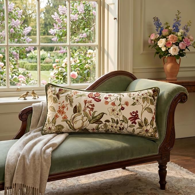Designer Velvet Throw Pillow Covers,28"x12" Set of 2-Grace A | Pillow Cover,Concealed Zipper Design,Dragonfly Pattern,Sofas,Bedroom,Living Room,Lounge Chairs,All Season Home Decor