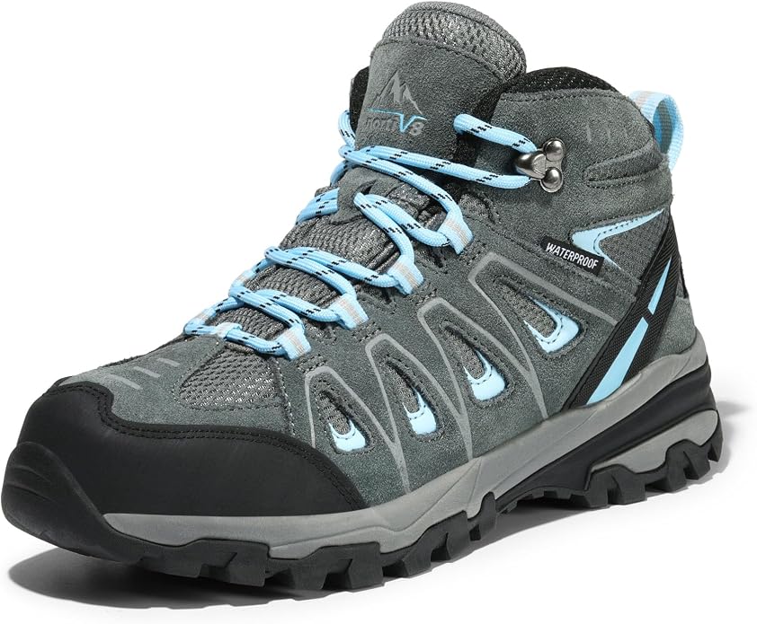 NORTIV 8 Women's Waterproof Hiking Boots Outdoor Trekking Camping Trail Hiking Boot Seeker