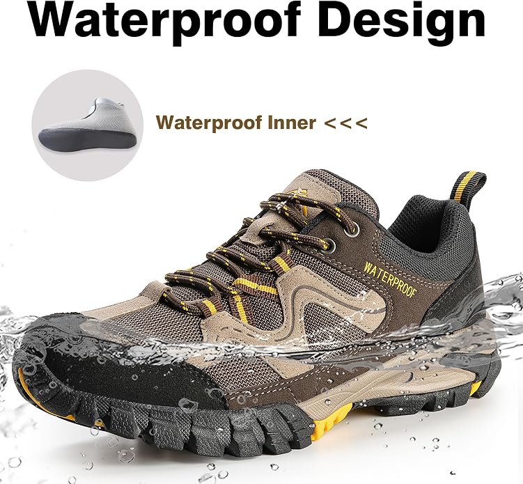CC-Los Women's Lightweight Waterproof Hiking Shoes for Walking, Outdoor & Climbing