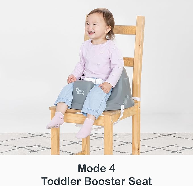 Smart Steps® Explore N’ Play 5-in-1 Activity to Booster Seat, Blue Safari Fun