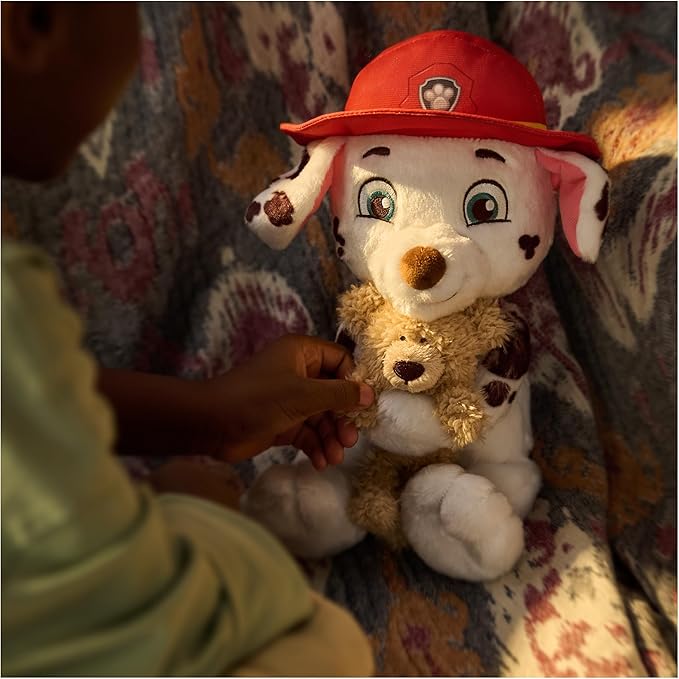 Paw Patrol GUND Marshall with Toothpick Teddy Bear, Official Marshall Plush Toy, Dog Stuffed Animal for Ages 1 and Up, 9.5”