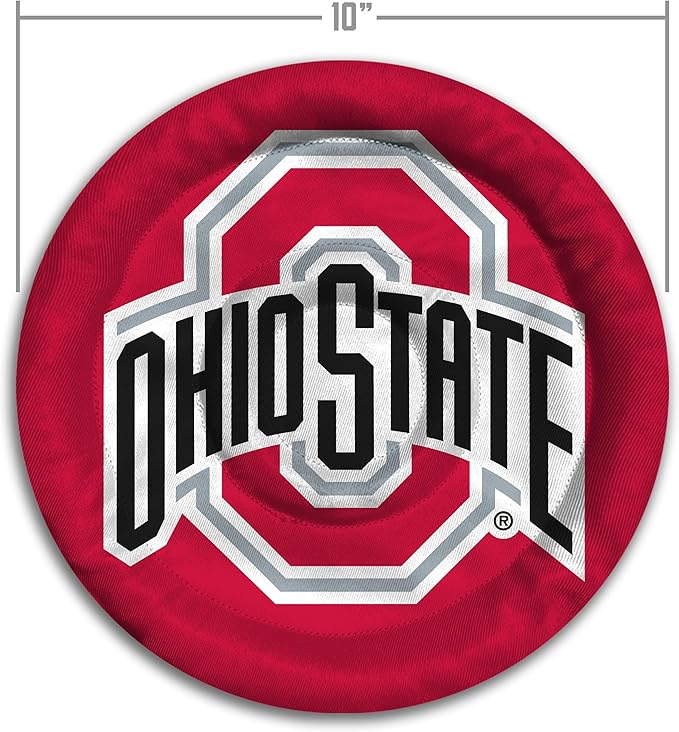 YouTheFan NCAA Ohio State Buckeyes Flimzee Bean-Bag Flying Disc