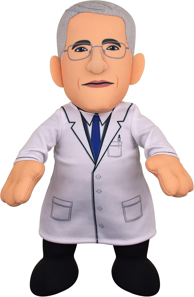 Bleacher Creatures Dr. Fauci 10" Plush Figure- A Science Hero for Play or Display