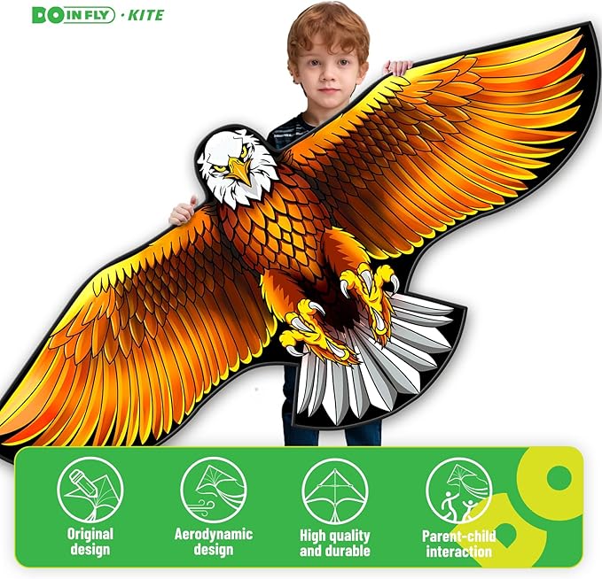Kite for Ages 8-12, Easy to Fly and Assemble Rocket Kites for Beginner, Single Line String Professional Kites for Beach and Outdoor Activity