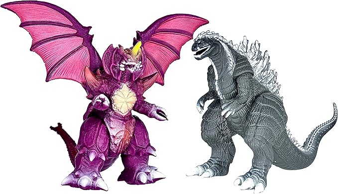 TwCare Set of 2 Monster Ultima vs Destoroyah Singular Point vs Destroyah Figure King of The Monsters Toys, Movable Joints Action Movie Dragon Dinosaur Series Soft Vinyl, Carry Bag