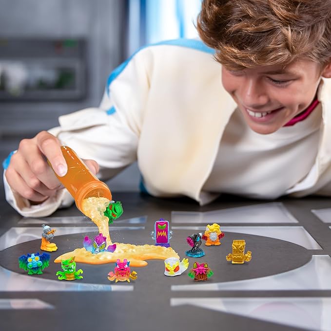 MrBeast Lab Swarms Series 2, Atomic Series 12 Pack – Crab Cat, Add Water, Shake The Test Tube and Reveal 2 of 12, 1-inch (2.5 cm) MrBeast Swarms Collectible Micro Beasts. 85+ to Collect!