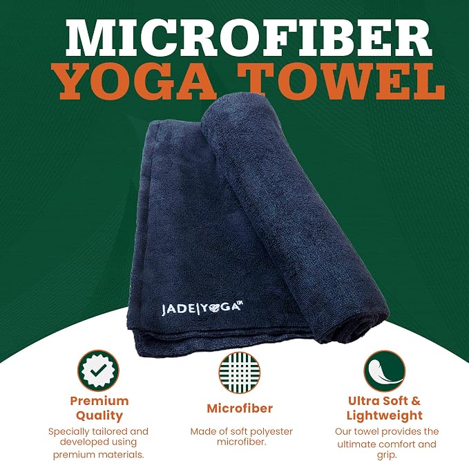 Jade Microfiber Yoga Towel