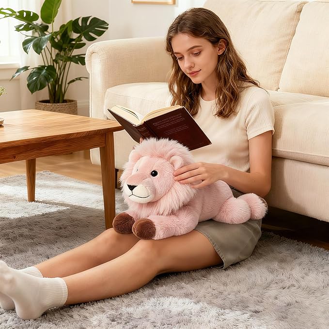 Lion Stuffed Animal – Cute Lion Plush Toy for Kids & Adults – Birthday Surprise & Room Decor –A Cuddly Companion for Everyday hugs and Bedtime