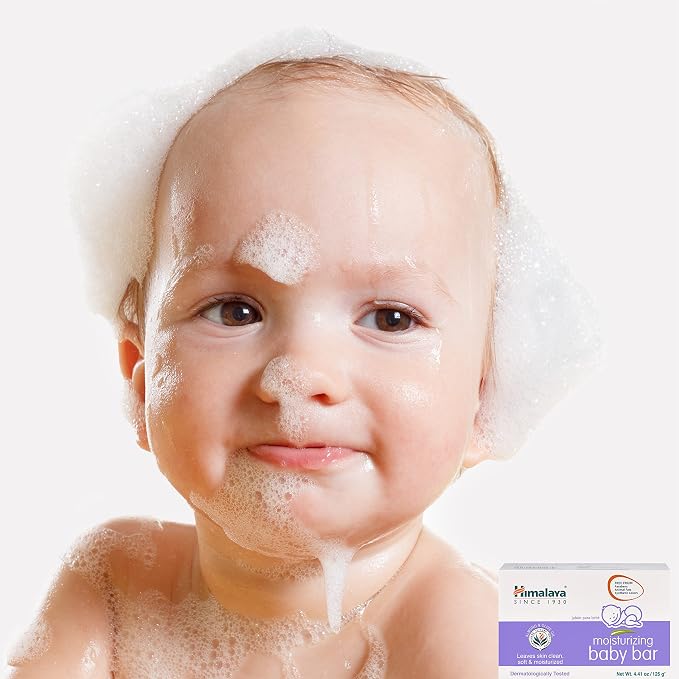 Himalaya Moisturizing Baby Bar with Olive & Almond Oils, 4.41 Ounce