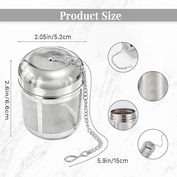 Stainless Steel Tea Infuser for Loose Leaf Tea Steeper,Tea Ball for Loose Leaf Tea,Loose Tea Infuser