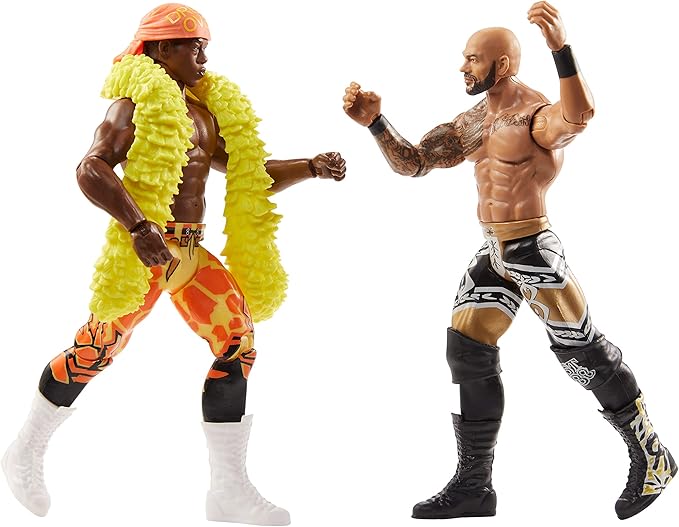 WWE MATTEL Ricochet vs Velveteen Dream Battle Pack Series #65 with Two 6-inch Articulated Action Figures & Ring Gear