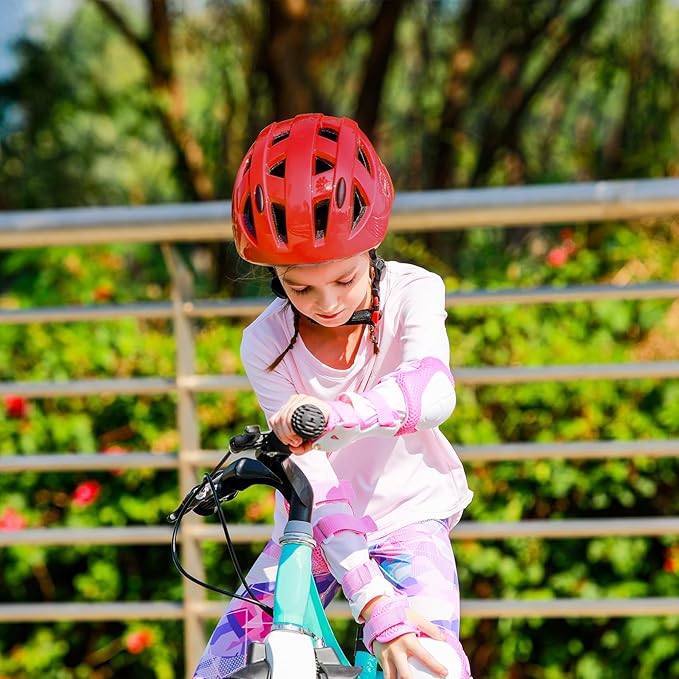 Kids Bike Helmet,2 Sizes Adjustable for Youth Child Boys & Girls Ages 3-5-8-14,Ventilation and Multi-Sport for Bicycle Skate