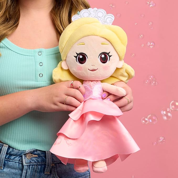 WICKED Universal Small 14-inch Plush Glinda Doll, Amazon Exclusive, Easter Basket Fillers, Gifts, Presents, Toy for Fans, Collectors, Teens, Girls, Kids, Ages 3 and Up