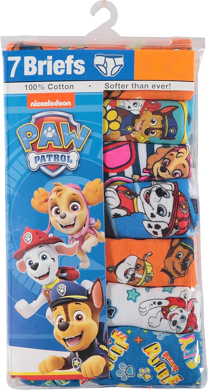 Paw Patrol Boys' Underwear Multipacks Available With Chase, Skye, Rubble & More in Sizes 18m-6