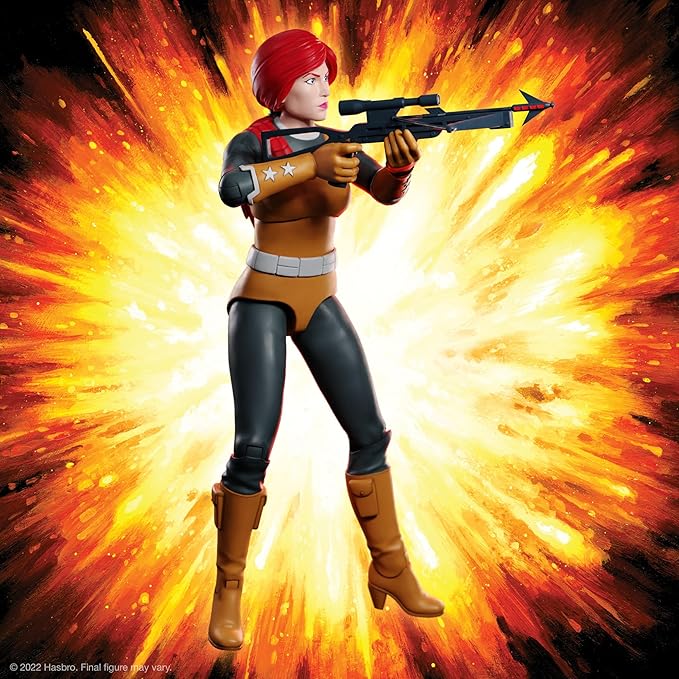 Super7 ULTIMATES! G.I. Joe Scarlett - 7" G.I. Joe Action Figure with Accessories Classic Cartoon Collectibles and Retro Toys