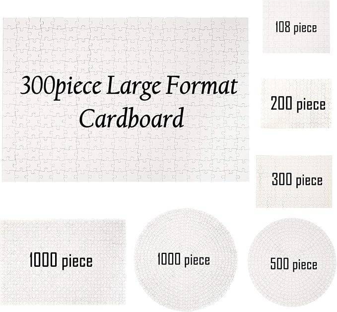 Custom Puzzle from Photo Custom Jigsaw Puzzle Unique Birthday Present Suitable for Children Family and Friends Personalized Puzzle-Multi Size (300piece-Large Format-Cardboard)