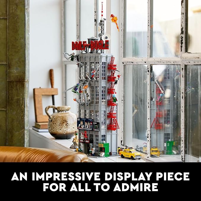 LEGO Marvel Spider-Man Daily Bugle Building Sets for Adults - Display as Office or Book Shelf Decor - Gifts for Christmas - 25 Minifigures - 76178
