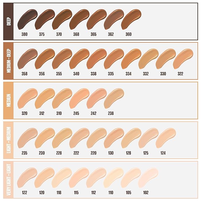 Maybelline Fit Me Matte + Poreless Liquid Oil-Free Foundation Makeup, Nutmeg, 1 Count (Packaging May Vary)