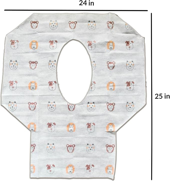 Disposable Toilet Seat Covers - Extra Large Size Perfect for Toddlers Potty Training and Great for Travel Both Kids and Adults (20)