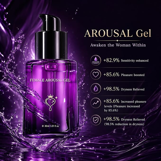Intense Fast Orgasmic Oil, Female Arousal Oil, Excite Gel for her, Upgraded Gentale Formula, Enhances Intimate Experiences for Women