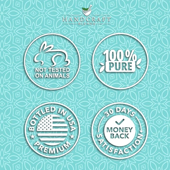Handcraft Blends Crisp & Focused Set: Rosemary and Spearmint Essential Oils – (2 x 4 Fl Oz) – 100% Pure & Natural – for Diffuser, Aromatherapy, and DIY Projects