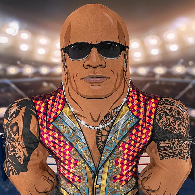 Bleacher Creatures WWE Dwayne The Rock Johnson Final Boss 24" Bleacher Buddy - Soft Plush Toy
