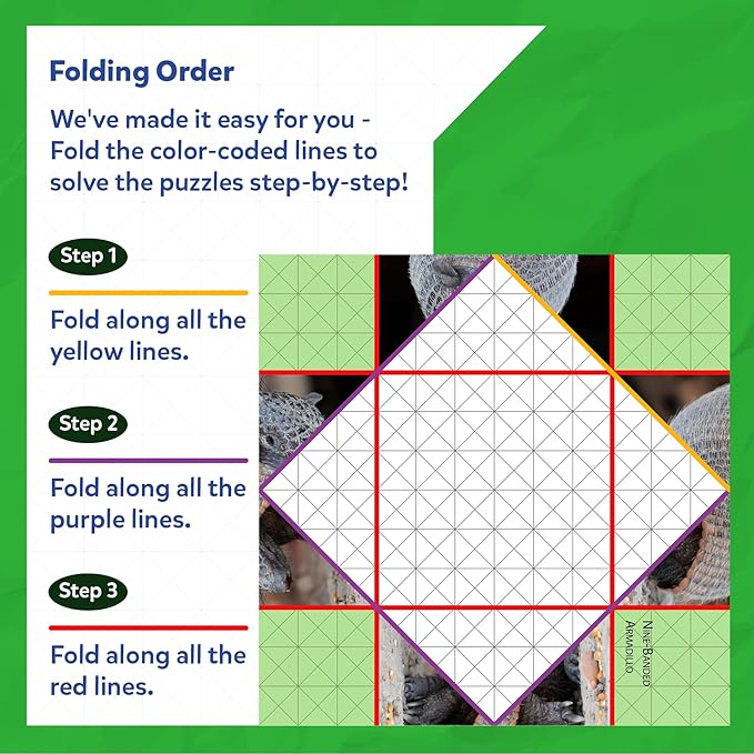Skillmatics Scrapbooking Kit & Origami Puzzle Book - 48 DIY Folding Puzzles with Fun Fact Encyclopedia, STEM Learning & Travel Toy, Brain Teasers, Educational Gifts for Ages 6, 7, 8, 9, 10 and Up