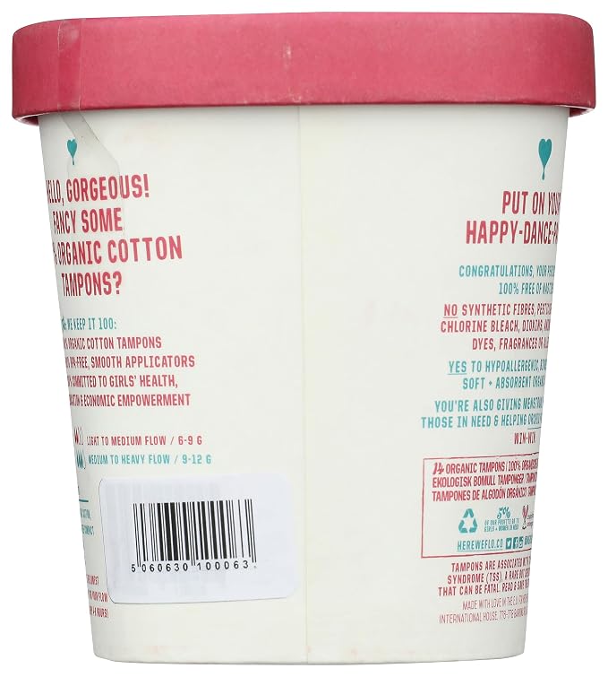 Regular & Super Cotton Tampons, 14 Count