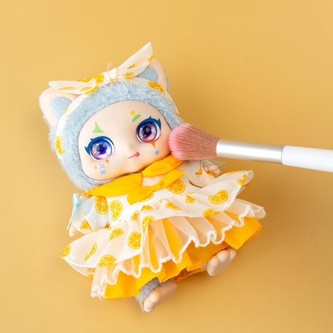 CALEMBOU Plush Doll Clothes, Cute Couple Dress Set Doll Clothes for 10cm Kimmon Mimon, Kawaii 6.7 Inches Doll Accessories Toys Gifts for Girls(Only Clothes) (Girl)