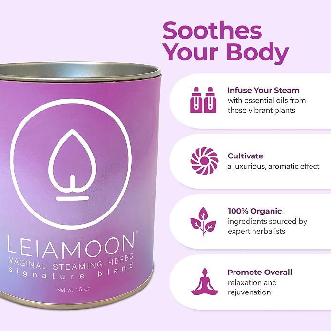 Yoni Steamer for Women — Signature Vaginal Steam Herbs Blend, 1.5 oz V Steam Kit for Cleansing and Toning, Use in Sitz Bath or Yoni Herbs Tub Soak, Up to 11 Sessions, Made in USA