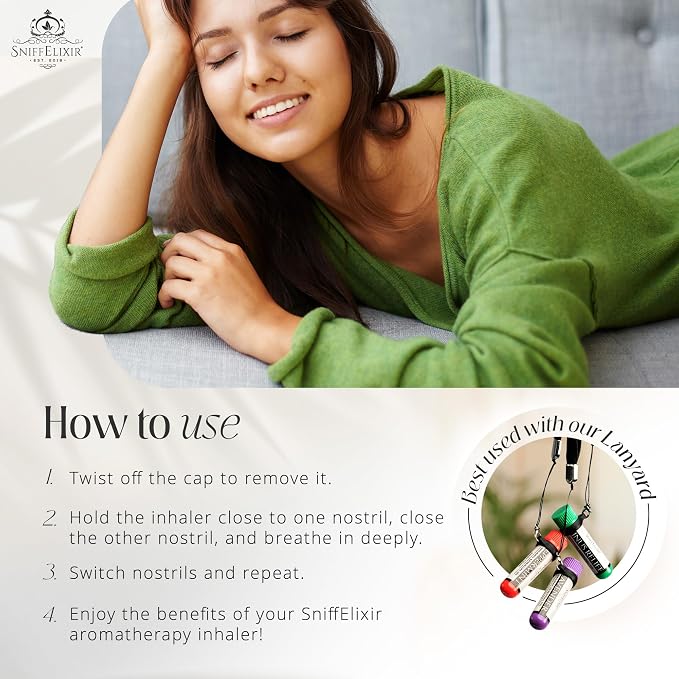 Immune Support Aromatherapy Nasal Stick Vapor Inhaler - Nurse Essentials & Gifts, USA Made with Organic Essential Oils, Wellness Formula Boost