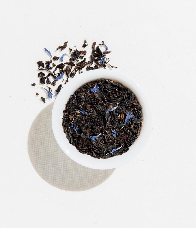 Art of Tea Earl Grey Creme Tea Bags 12 Count, Organic Black Tea with Bergamot & French Vanilla, Premium Pyramid Sachets for London Fog & Breakfast Tea
