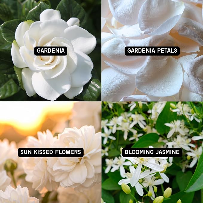 DW Home Fresh Cut Gardenia Wooden Wick Candle – Blooming Gardenia & Jasmine Floral Fragrance, 12 oz Crackling Wood Wick Jar Candle, Long Burning Home Fragrance Candle