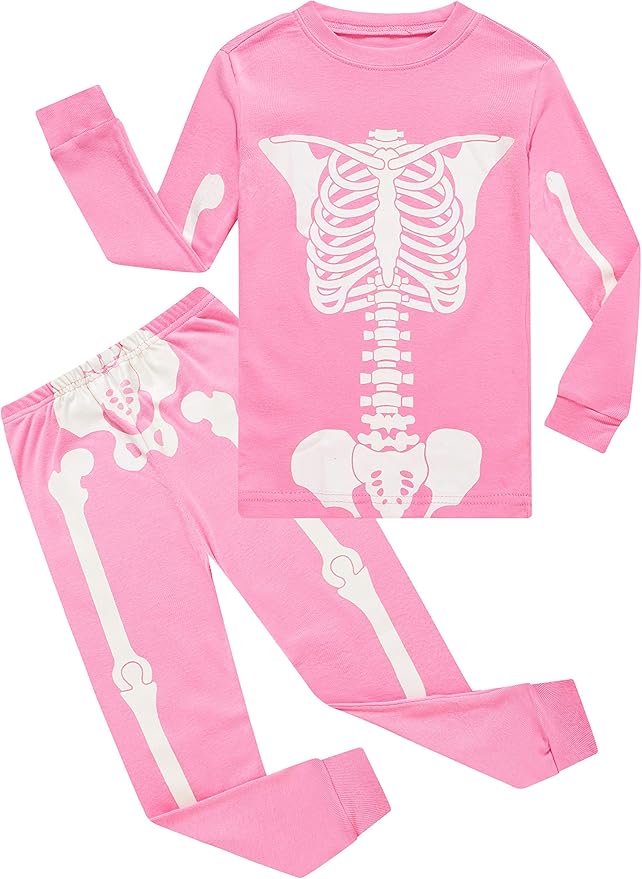 Family Feeling Kids & Toddler Girls Boys Pajamas 2 Piece Pjs Set 100% Cotton Sleepwear