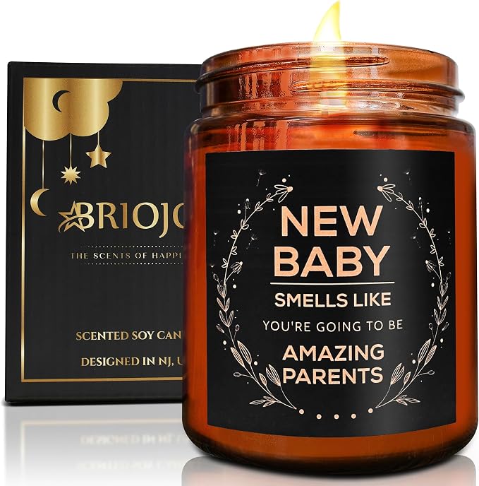 Gender Reveal Gifts for Parents to Be - Relaxing Candles for First Time Moms Dad to Be - New Parents Gifts for Couples - Valentines Congratulations 1st Baby Pregnant Mommy First Mothers Day