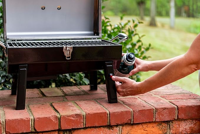 Charbroil 1-Burner Portable Gas Grill, Stainless Steel - 465640214