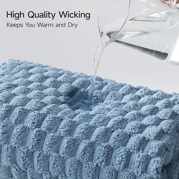 REDKISS Microfiber Bath Towels of 4-27x55 Inches Bath Towel Large, Highly Absorbent Towels for Bathroom, Quick Drying, Super Soft, Lint Free Fluffy Shower Towel for Gym, SPA, Ideal Everyday Use