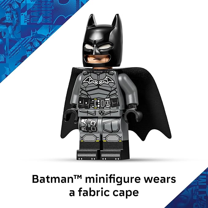 LEGO DC Batman: The Batman Batmobile Building Toy for Kids - Building Blocks W/Batman Minifigure & Golden Coin - Super Hero Room Decor for Boys & Girls, Ages 9+ - Gift Idea for Birthdays - 76332
